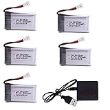 Descripción: OUYBO 3.7V 650mAh Lipo batería y el cargador USB for SYMA X5c X5c-1 X5 batería X5SC X5SW M68 K60 HQ-905 CX30 RC Quadcopter 3,7 V 802540 Accesorios de batería de piezas RC