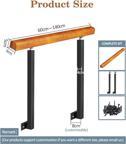 Rampe d'escalier extérieure de qualité supérieure hauteur 95cm