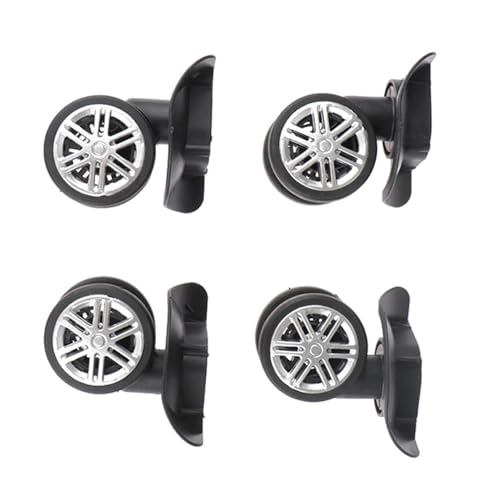 Luggage Wheels Replacement 2Pair Case Luggage Universal Wheels Trolley Case Parts Accessories for DIY Repair4