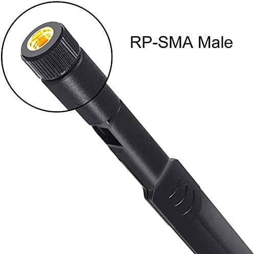RUNCCI YUN 2 PCS 8dBi 24 GHz 5 GHz WiFi Antenna RP SMA Maschio per WiFiWLAN3G
