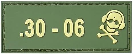 G-CODE Caliber Patch - TAN on OD Green - (.30-06)