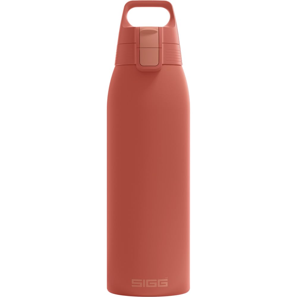 Sigg - Isolierte Trinkflasche - Thermosflasche Shield Therm One - Kohlensäurehaltige Getränke - Auslaufsicher - Spülmaschinenfest - BPA-frei - 90% recycelter Edelstahl - 0,5L, 0,75L & 1L