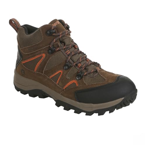 Northside Men's Snohomish Hiking Boot,Bark/Orange,10 M US