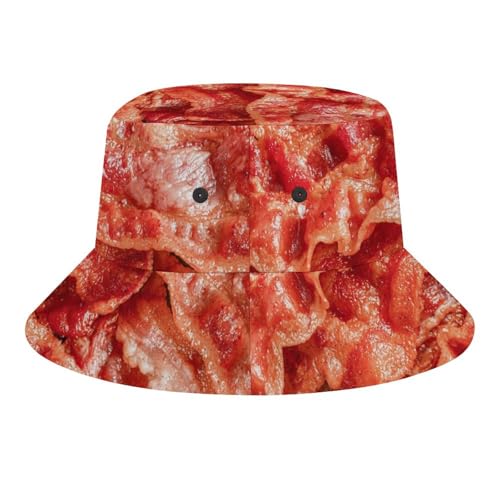 Image of Food Golden Corn Bucket Hats Unisex Washed Cotton Lightweight Outdoor Summer Beach Sun Hats Men Women Bucket Hat for Travel