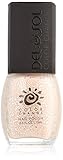 Del Sol Color Change Nail Polish, High Quality, Quick Dry Lacquer that Changes Hue in the Sun Full Size Bottle, 0.5 oz./15 mL, Barely there Pink to Magenta Glitter