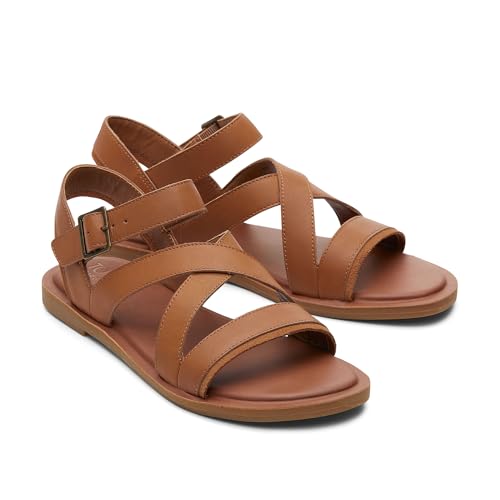 Image of TOMS Women's Sloane Sandal, Leather /Suede Upper
