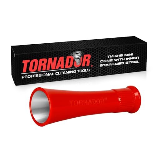 Tornador Mini Cone TM-018 with Inner Stainless Steel | Replacement Cone Mini Z-007 | Reinforced Interior Design | Perfect for Automotive Detailing