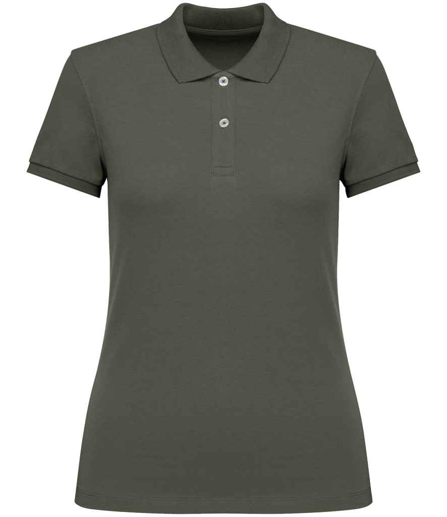 COOZO Ladies Piqué Polo Shirt - Organic Khaki - S