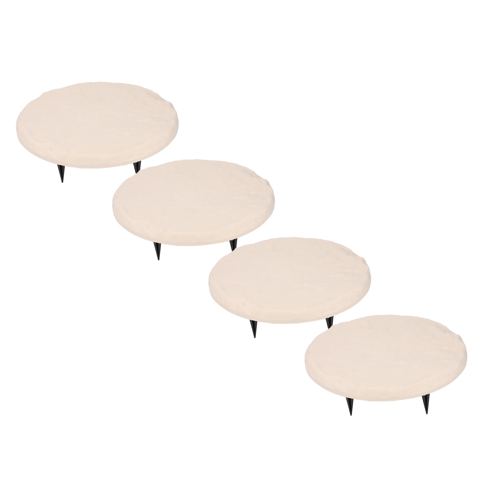 Jectse Dalles de Jardin avec Piquets de Fixation, 15.7in, pour Extérieur