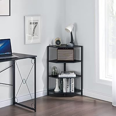 Amazon.com: Corner Table Black