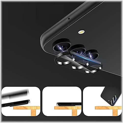 Lot de 2 protecteurs d'objectif Samsung S23/S23+ SaharaCase Noir