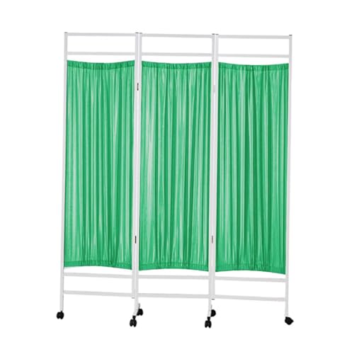 Paravent d'hôpital en acier inoxydable paravent mobile 3 ou 4 panneaux
