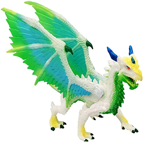 Doyomtoy - Dragón de hielo para niños, figura de acción de juguete para Navidad, regalo de cumpleaños…