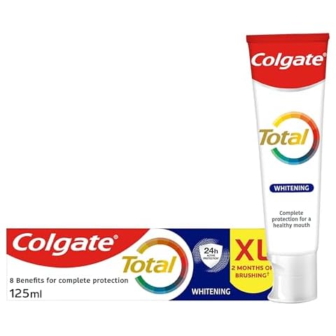 Colgate Total Whitening Toothpaste 125ml with Fluoride Cover
