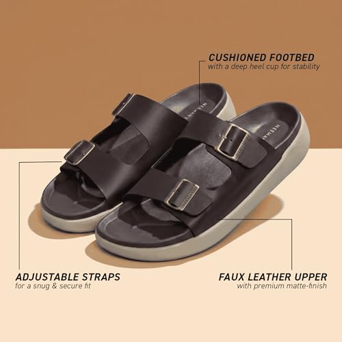Image of Neeman's PureWhoosh Flow Sandals for Men | Waterproof Chappal | Casual Slippers with Ergonomic Arch Support & Anti Skid EVA Sole | Adjustable Strap | Lightweight Monsoon Floaters for Beach & Outdoor Wear