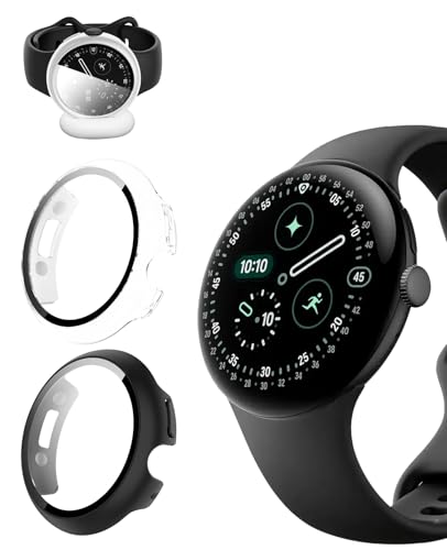 For Google Pixel Watch 4 45mm p P[X [d\ YAJOJO ی KXtB ̌^ Jo[ X}[gEHb` 3DȖʋtB GbW^b` hC菝 hՌ h~ Sʕی EȒP yubN+N