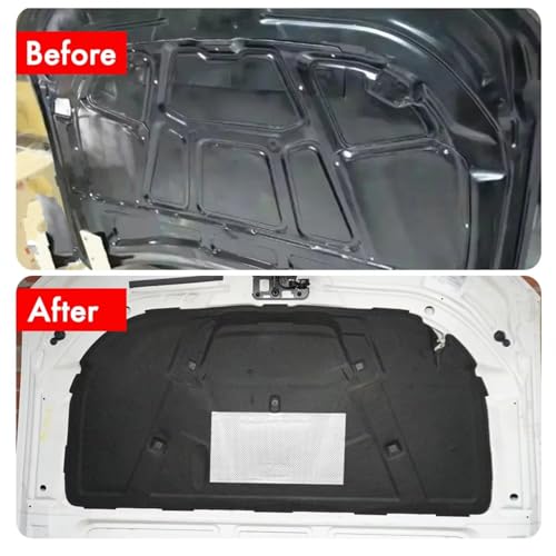 Isolation phonique de capot haut de gamme pour Audi A4 B8