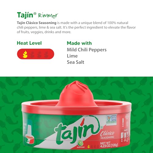Tajín Clásico Chile Lime Seasoning Rimmer 4.23 oz