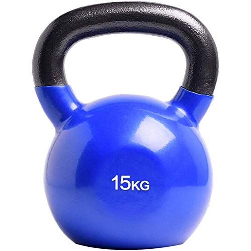 DPPAN Pesa Rusa De Hierro Fundido, Pesa Rusa Ajustable Revestimiento De Vinilo Ajustable Profesional Pesa Rusa para Fisicoculturismo Y Entrenamiento con Pesas,Blue_2kg/4.41lb