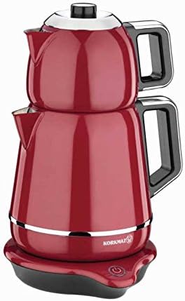Korkmaz A332 Tea Maker Red - Caykolik Samowar