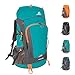 SKYSPER Zaino da Trekking 50L Zaino Escursionismo Grande Capacità con Cappuccio Antipioggia e Striscia Riflettente Impermeabile per Viaggio Trekking Alpinismo