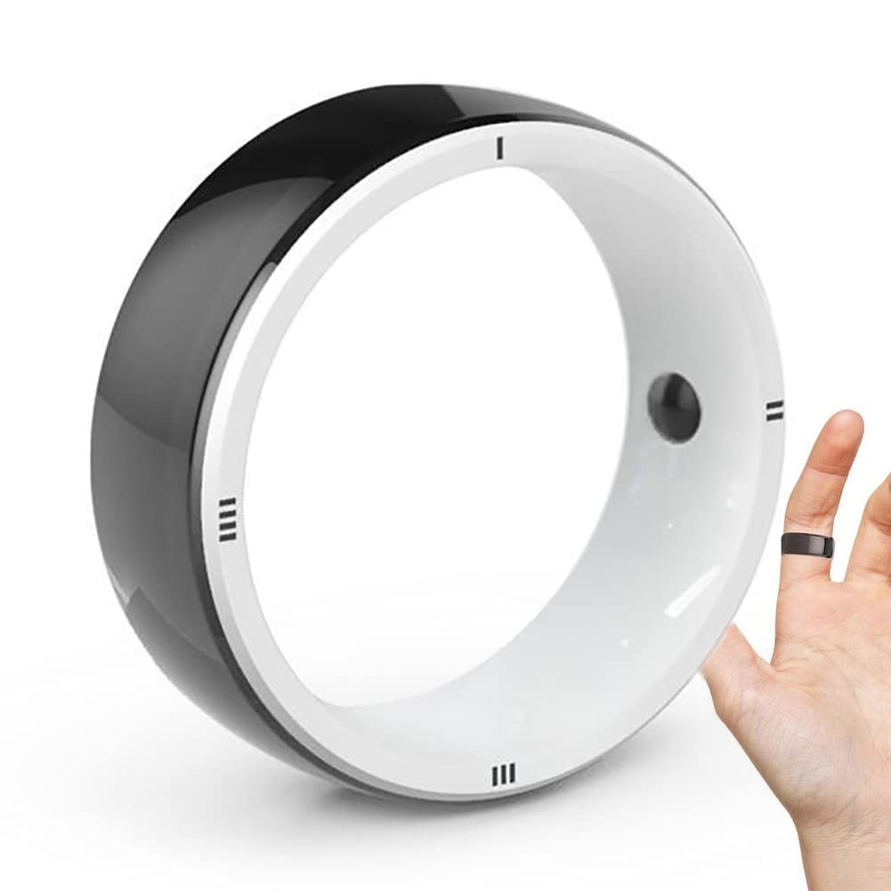 R5 Smart Ring Anello Intelligente Nuovo Dispositivo indossabile Lettore IC/ID/NFC 6 schede RFID Integrate e 2 Pietre della Salute, Anello Multifunzione Compatibile con iOS e Android M