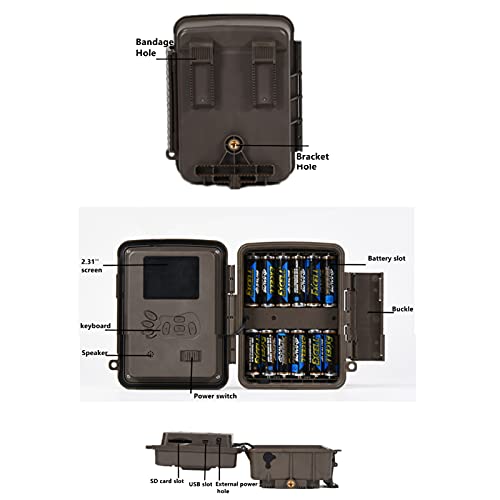 Wildkamera 4K 24MP Wildtierkamera Handyübertragung mit Bewegungsmelder Infrarot-Nachtsicht Profi Jagdkamera 940nm LED… – Bild 7