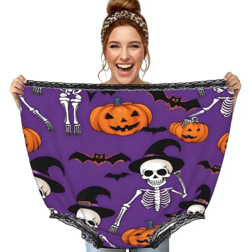 Culottes Squeleton Halloween : costume trop triste ? Animez votre soirée avec ce slip de gag noir