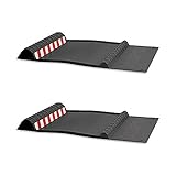 MAXSA 37358 Park Right 21 x 11-Inch Vehicle Tire Parking Mat, Black (2 Pack)