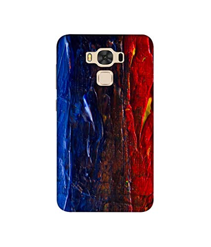 Image of Amazon Brand - Solimo Designer Red Paint On Wall 3D Printed Hard Back Case Mobile Cover for Asus Zenfone 3 Max ZC553KL