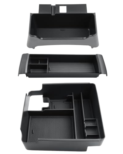 Image of CDEFG 3Pcs for 2022-2026 Nissan Frontier Center Console Organizer Tray | for 2022-2025 2026 Nissan Frontier (S /SV /Pro-X /Pro-4X /SL) Accessories Middle Console Tray & Armrest Hanging Storage Box