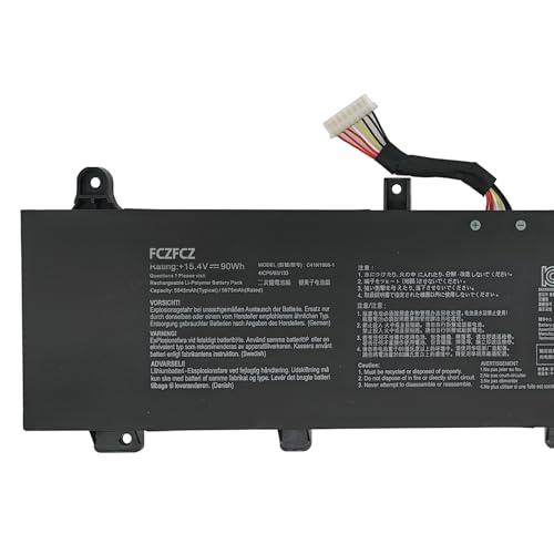 Image of C41N1906-1 Battery 90Wh B0B200-03620000 0B200-03590000 15.4V 4-Cell | Replacement for ASUS TUF Gaming A15 FA506 FA506IV / TUF Gaming F15 FX506 FX506H / TUF Gaming A17 FA706 FA706II Series