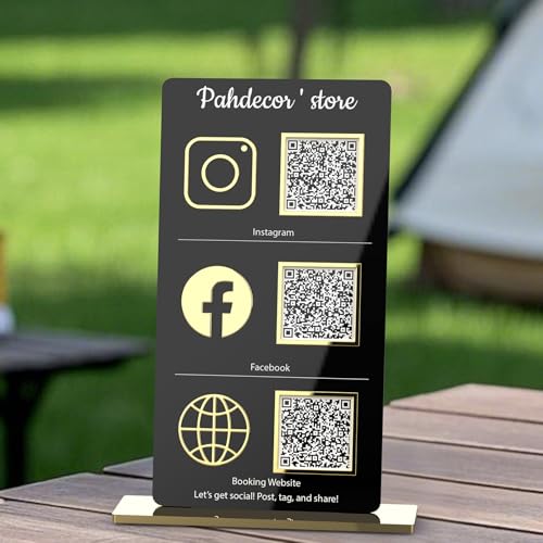 Comodo: facile essere adattato per l'uso per Appointmen, siti web, pagine di social media, pagamenti come PayPal, Venmo, Cash App ecc.