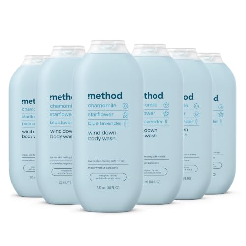 method Body Wash, Wind Down, 18 fl oz, 6 pack - image 1