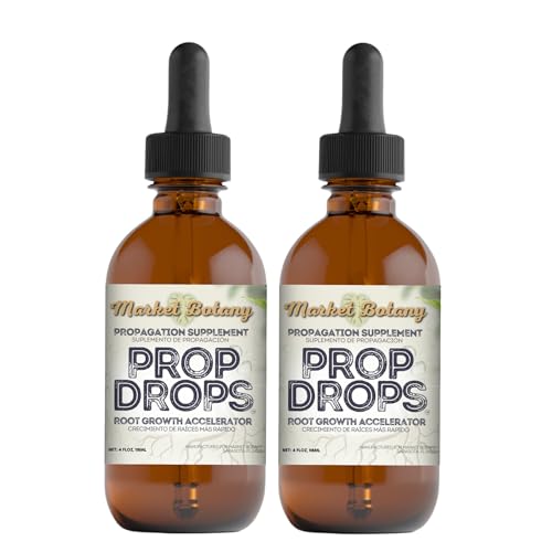 Prop Drops by Market Botany | 2-Pack Propagation Plant Drops (2X 4oz) | Promote Root Growth & Prevent Repot Shock