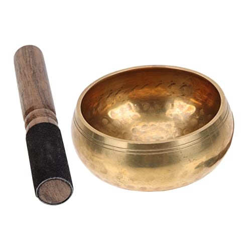 JOINPAYA Meditation Bowl Set Singing Bowl Motif Yoga Meditation Therapy Portable