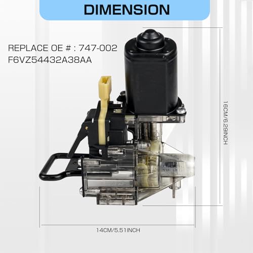 Image of Trunk Lid Pull Down Motor Compatible with Lincoln RWD Models 1994-2002 Replace# F6VZ54432A38AA (747-002)