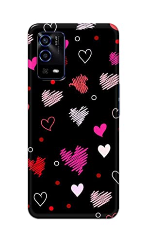 Image of PRINTFIDAA Vibrations of Love Hard Back Cover for Oppo A55 Back Cover -(P6) KAT1009