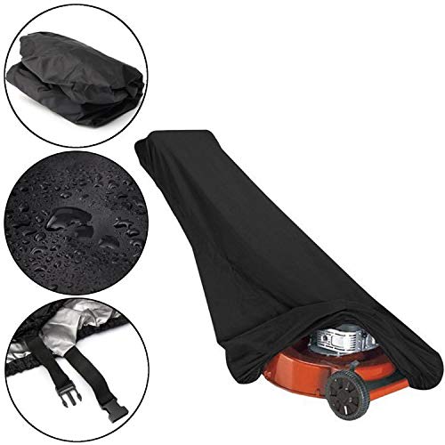 WYBFBYQ Walk Behind Lawn Mower Cover, UV Water Resistant Push Mower Cover Walk Behind Mower Cover