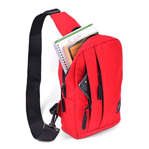 WESTEND Crossbody Canvas Sling Bag Backpack with Reversible Strap for Traveling, Hiking4