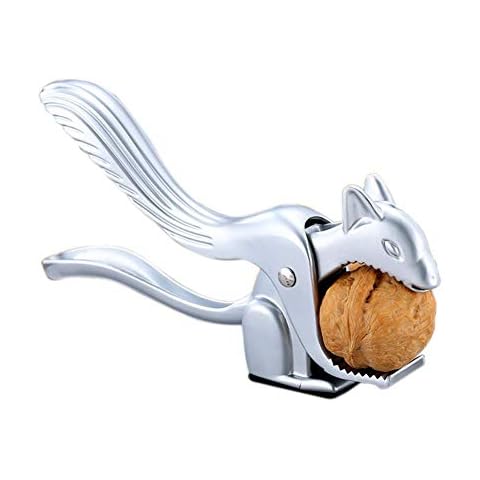 precauti Nutcrackers Nut Cracker Walnut Shell opener Squirrel Shape Hand Tools Metal Walnut Cracker Hazelnut Cracker Cover