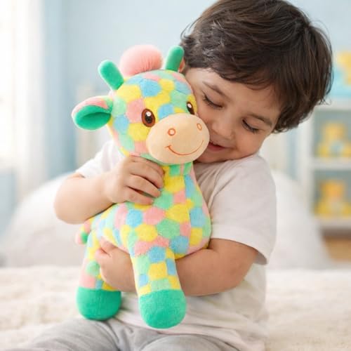 Image of Babique Ziraffe Multi Plush Soft Toy Cute Kids Animal Home Decor Boys /Girls (30 cm)