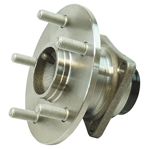 Image of TRQ Rear Left and Right Wheel Bearing and Hub Assembly Set 2 Piece Compatible with 2009-2013 Toyota Matrix S Front Wheel Drive 2009 Pontiac Vibe Base 2.4L 2009 Vibe GT Sport