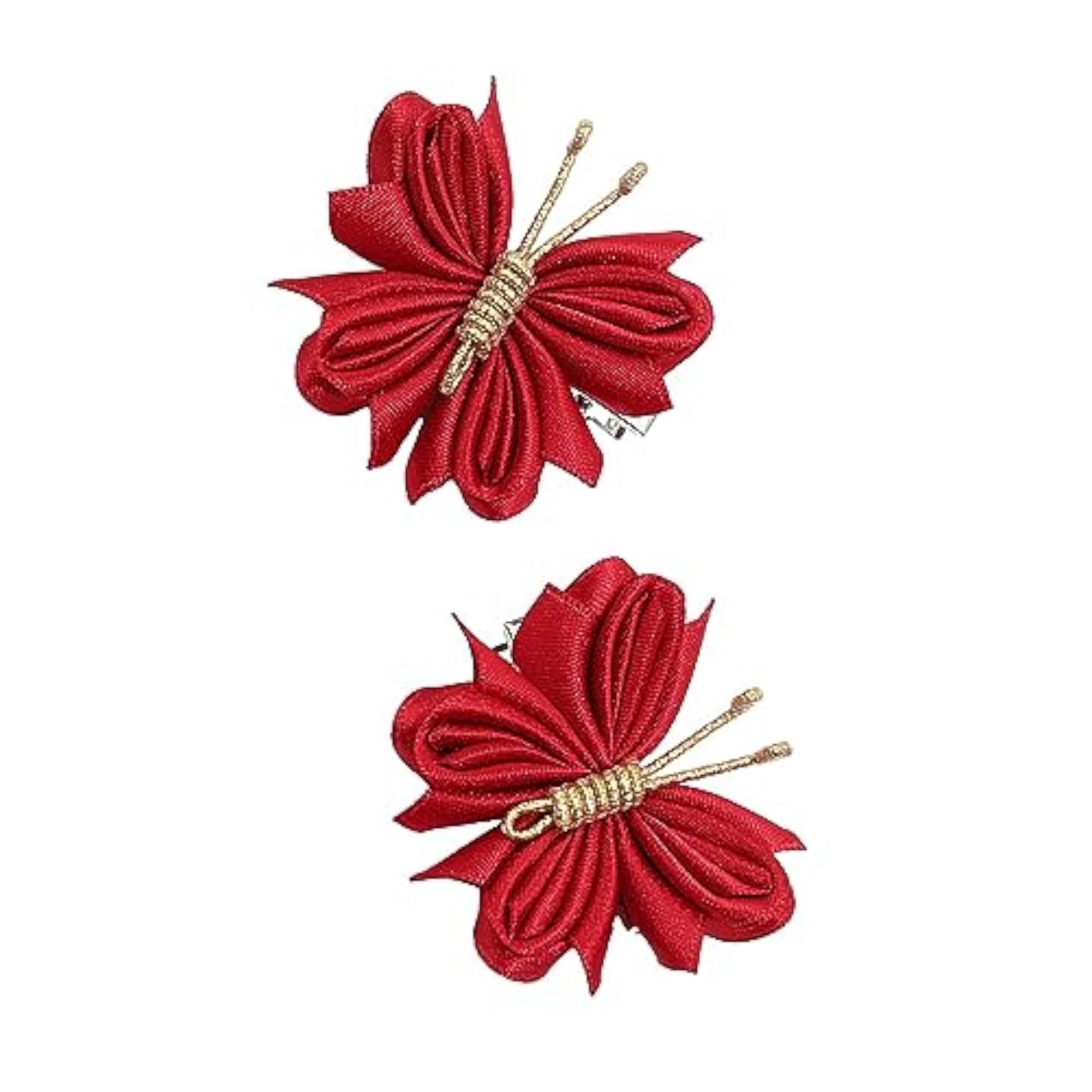 2pcs Butterfly Hair Clips for Wedding Gifts