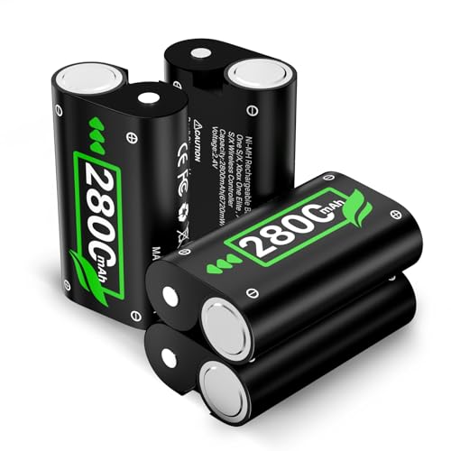 4x2800mah Battery Pack for Xbox Series X/S Controller,...