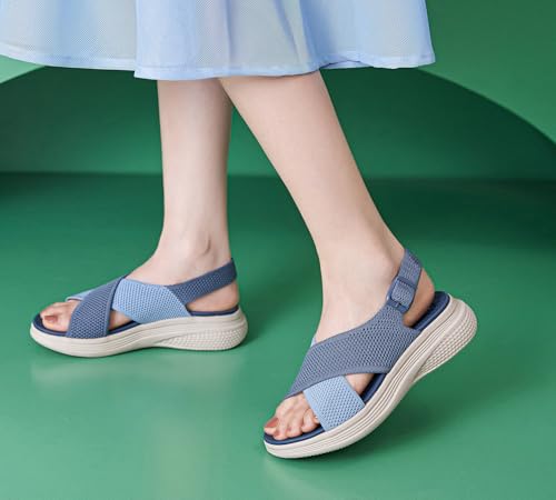 Sandalias ortopédicas cómodas para mujer con pisada deportiva 7