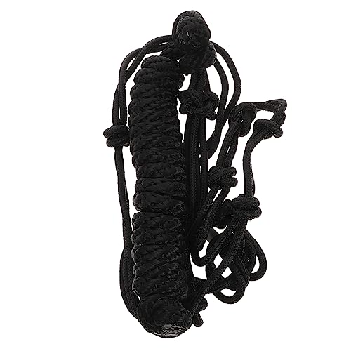 Licol portable pour chevaux rigide et léger Anneome équipement équitation noir