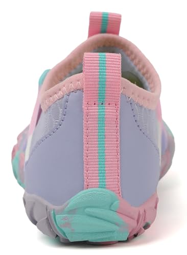 Image of Kids Water Shoes Boys Girls Quick Dry Aqua Socks Barefoot Beach Pool Swim Hiking Lightweight Non-Slip Outdoor