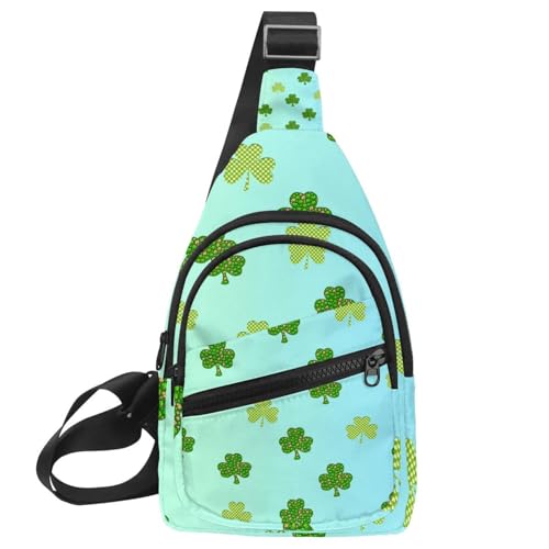 Sac de poitrine trèfle parfait pour la randonnée et le shopping