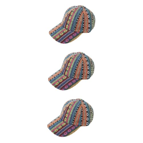 Casquette baseball femmes lot de 3 chapeaux de soleil en coton
